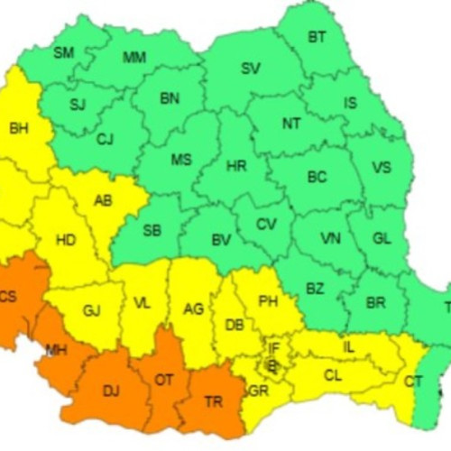 Cod galben de caniculă emis în județul Arad