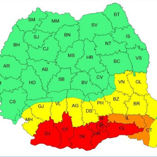 Valul de căldură lovește și zona Galațiului, iar meteorologii au emis o avertizare de cod galben pentru perioada 22 iulie, ora 10.00 – 23 iulie, ora 10.00. Potrivit unei note oferite de specialiști, în această regiune se vor înregistra temperaturi extreme, cu valori ce pot ajunge până la 38 de grade Celsius. Disconfortul termic va fi sporit, iar indicele temperatură-umezeală (ITU) va depăși ușor pragul critic de 80 de unități, explică meteorologii.