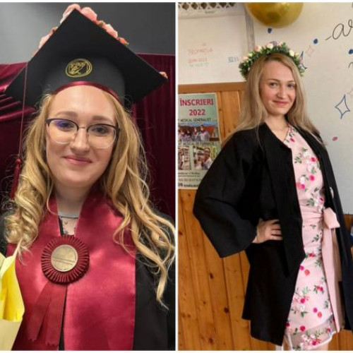 tânăra din medii rurale din medaș a devenit lidera a promoției la universitate