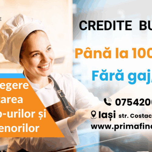 Prima finanțare: sprijin pentru antreprenori în dezvoltarea afacerilor