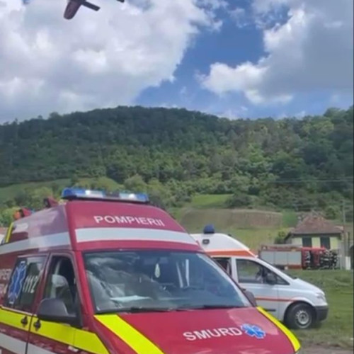 Accident grav pe un drum forestier din Gorj