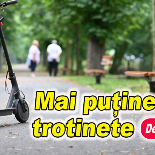 Primăria Buzău interzice accesul trotinetelor electrice în parcuri și pe bulevard în weekend