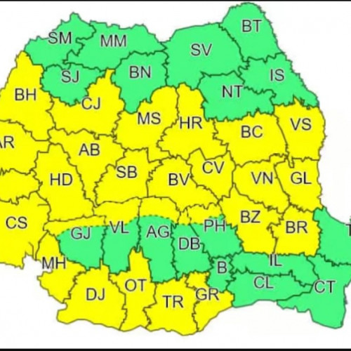 temperaturi ridicate la Galati, dar vremea extremă continuă, anunță ANM