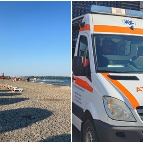 Bărbat salvat de la înec pe litoralul Mării Negre