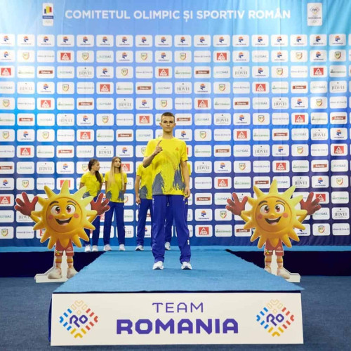 Alecsandru Boloage, reprezentant al CS Unirea Alba Iulia, participă la Festivalul Olimpic al Tineretului European