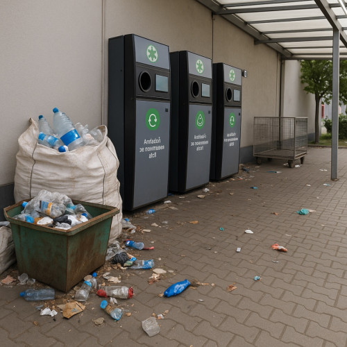 Control al gărzii de mediu la un comerciant din Galați din cauza problemelor de gestionare a deșeurilor