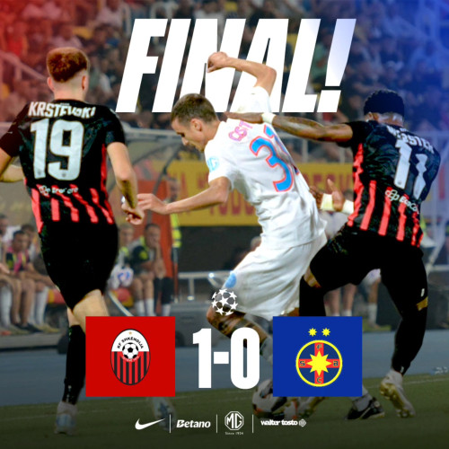 FCSB, înfrântă în meciul cu Shkëndija în prima manșă a preliminariilor Europa League