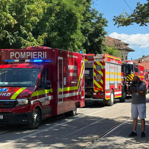 Incendiu la spitalul din Cernavoda, sute de pacienți evacuați