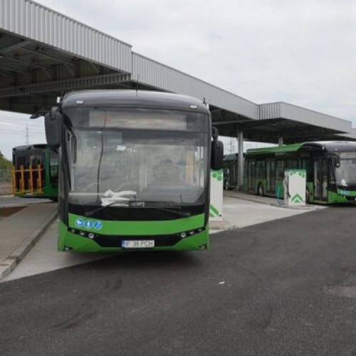 Primăria Mogoșoaia deschide noua autobază pentru autobuze electrice