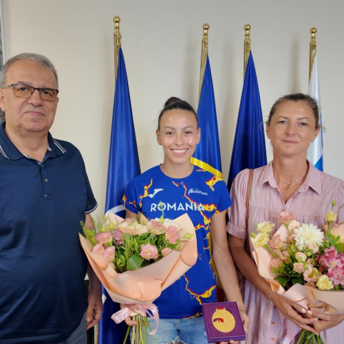 Tânăra atletă Alexia Dospin a câștigat medalia de aur la campionatele europene U23