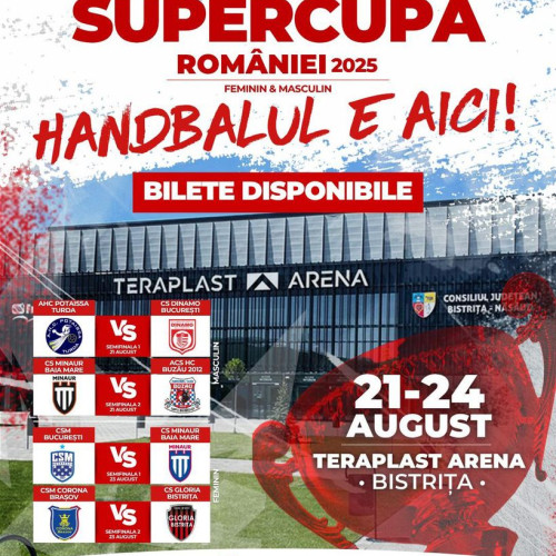 Turneul Final Four al supercupei României va avea loc în luna august