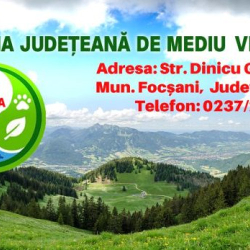 Plata taxelor de mediu în Vrancea se va realiza exclusiv în noul cont deschis pentru Agentia Națională pentru Mediu și Arii Protejate