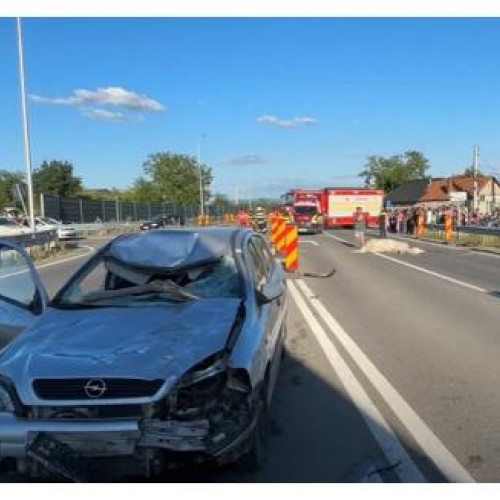accident grav pe șoseaua de centură a orașului Alesd