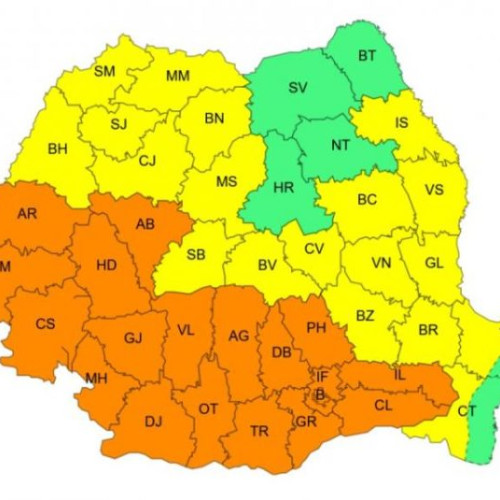 badevăr meteorologic: cod galben și portocaliu pentru val de căldură și disconfort termic în România