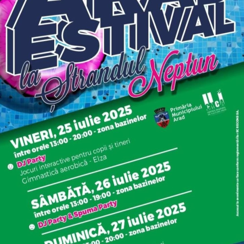 Evenimentul „Arad Estival” continuă la strandul Neptun