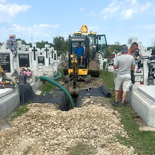 Extinderea rețelei de apă în cimitirul din Sibiu, investiție de peste 730.000 de lei