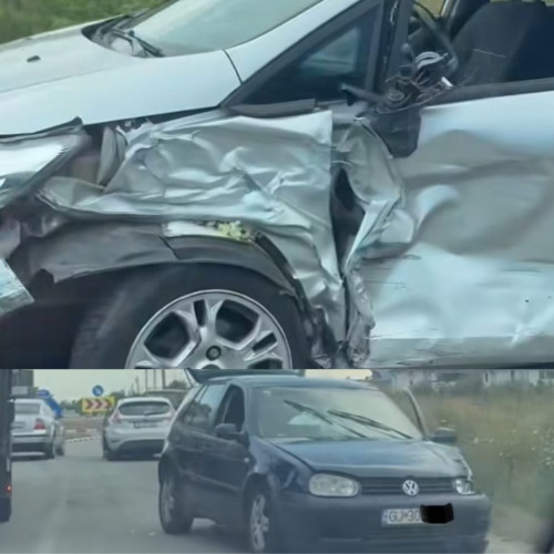 accident pe strada barajelor din targu jiu: un șofer din timișoara a provocat o coliziune grava