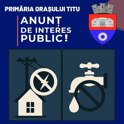 Anunț important pentru locuitorii din Titu