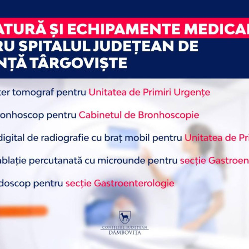 Investiții pentru modernizarea serviciilor medicale la spitalul județean din Târgoviște