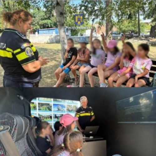 politie in dambovita organizeaza activitati educative pentru copii de vacanta
