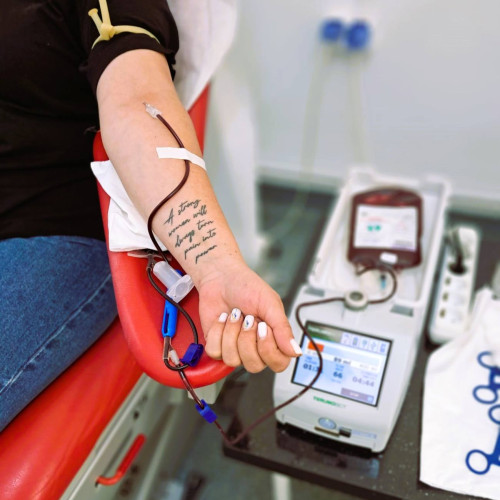 Echipă de transfuzie din Târgoviște continuă campania de donare de sânge în sezonul estival