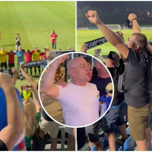 Emil Boc, alături de suporteri în deplasarea echipei Universitatea Cluj în Armenia