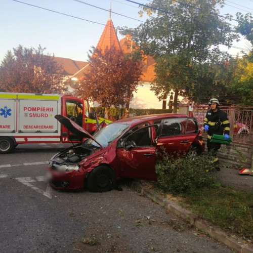 accident pe strada Nicolae Iorga din Cluj-Napoca