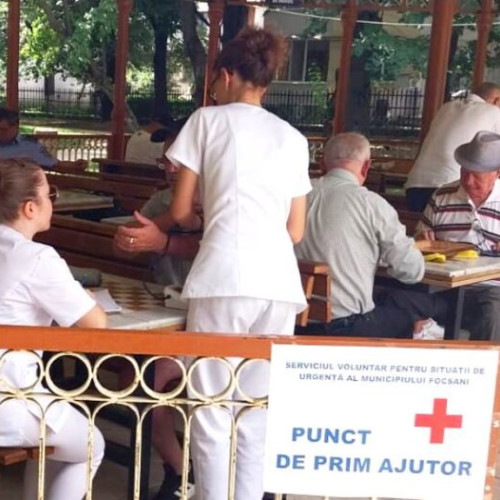 Puncte de prim ajutor pentru caniculă în Focșani