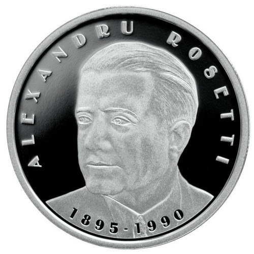 Banca Națională a României lansează o monedă aniversară din argint dedicată lui Alexandru Rosetti