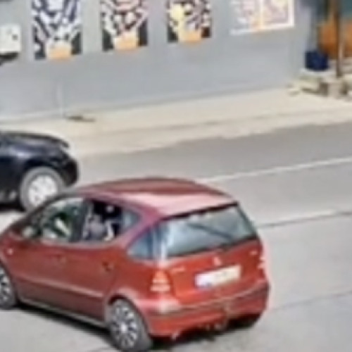 incident surprinzător într-o intersecție din Baisoara, Cluj