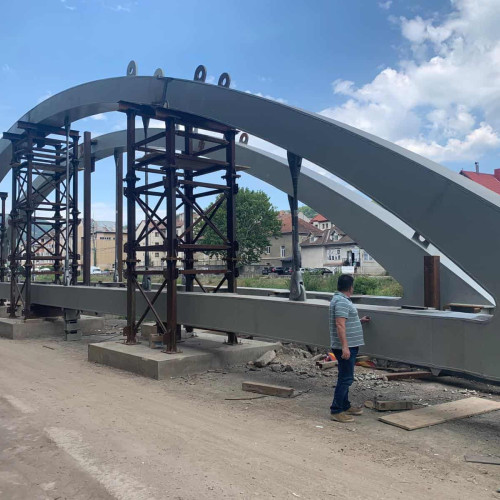 construcție noului pod peste râul arieș de la campeni avansează conform planului