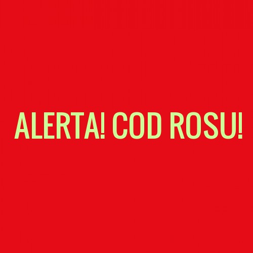 Alerta de cod roșu pentru instabilitate atmosferică în județul Botoșani
