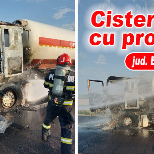 Pompierii buzoieni au intervenit în cursul după-amiezii pentru a stinge un incendiu pe autostrada A7, în apropierea aerodromului de la Boboc. Potrivit buzoienii.ro, cabina unei autocisterne pline cu propan a ars, blocând traficul pe ambele sensuri ale drumului.