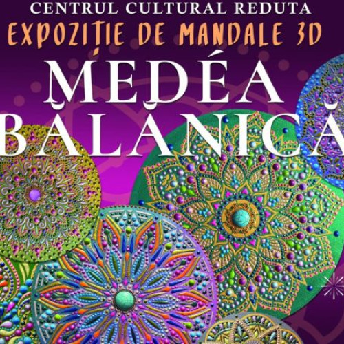 expoziție de artă vizuală cu tehnica punctelor la centrul cultural reduta