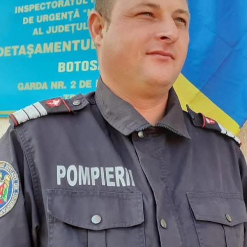 Pompier din Botoșani, erou în cazul unui bărbat rănit grav în cimitir