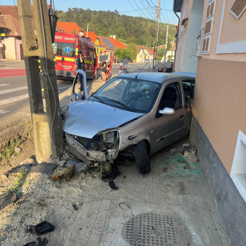 Accident grav pe DN 1 în localitatea Apoldu de Sus