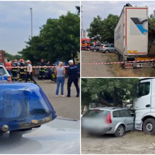 accident mortal in judetul Timis: sofer de TIR a murit in timpul unei manevre