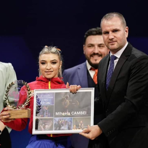Mihaela Cambei, cea mai bună halterofilă europeană a anului 2023