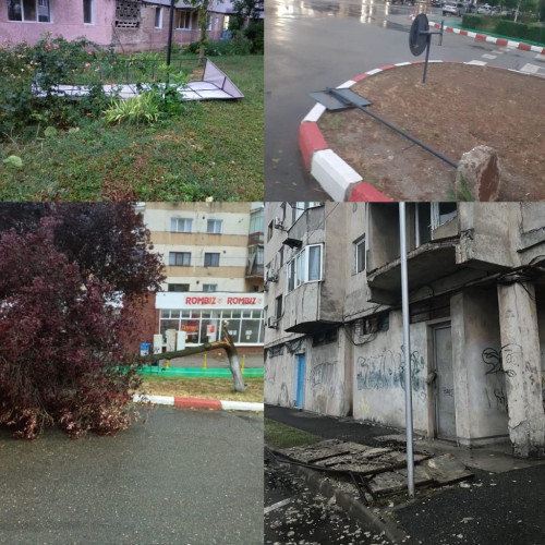 furtuna a cauzat pagube în motru și rovinar­i, accidente fără victime