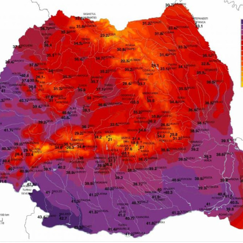Weekend cu temperaturi extreme în România: caniculă și furtuni