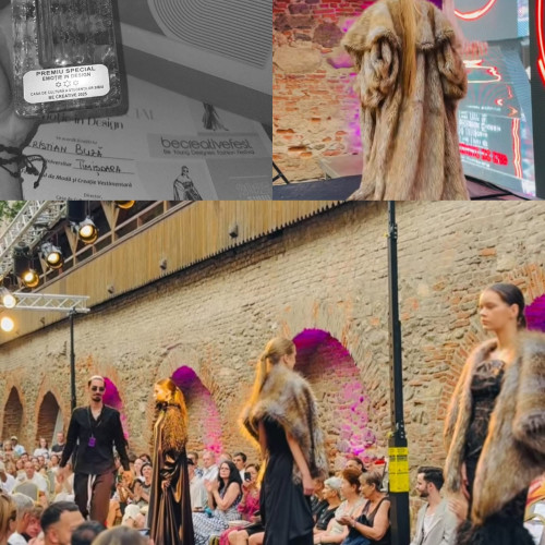 Christian Buza, tânăr designer din Târgu Jiu, a impresionat publicul și juriul festivalului Be Creative Fest by @cleopatramodels, desfășurat la Sibiu, cu o colecție intitulată „O Lacrima de Lux”. Potrivit site-ului asingerj.ro, el a fost distins cu Premiul Special pentru Emotie în Design, pentru abordarea sa emoționantă și plină de sensibilitate.