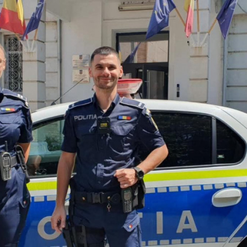 doi tineri polițiști galateni salvând un adolescent de la un gest fatal