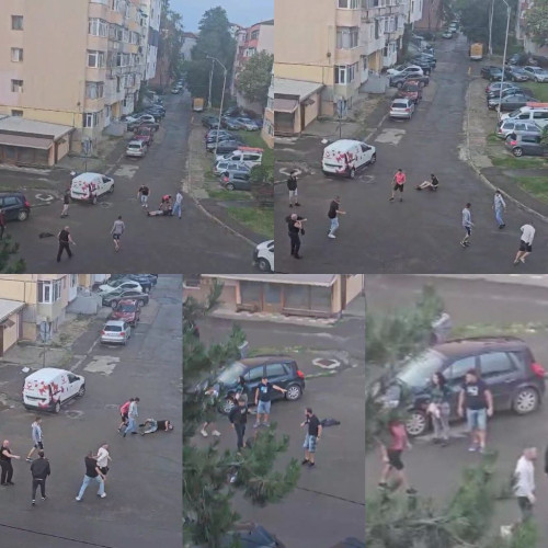 bătăie violentă pe o stradă din suceava