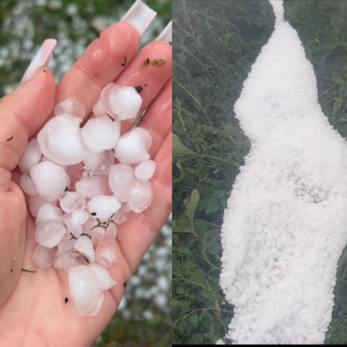 Vreme extremă în județul Gorj, cu grindină și fenomene meteorologice intense