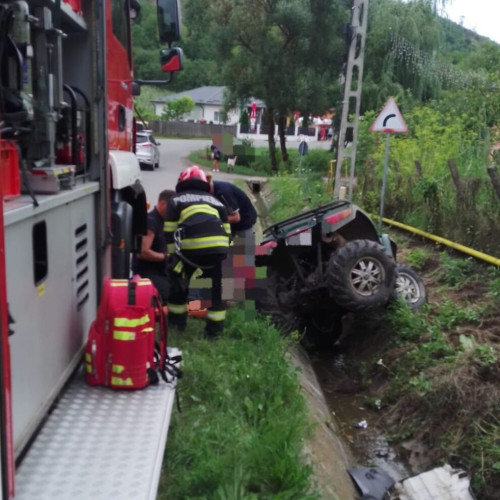 Accident cu ATV în Fantanele: un tânăr de 16 ani a fost rănit