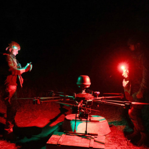 Consolidarea apărării ucrainene cu drone Vampire în zona de frontieră cu Rusia