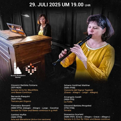 Concert susținut de Erika Klemm și Irene Roth-Halter