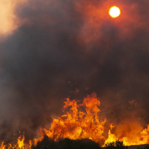 România trimite elicopterul Black Hawk în Bulgaria pentru ajutor în stingerea incendiilor de vegetație