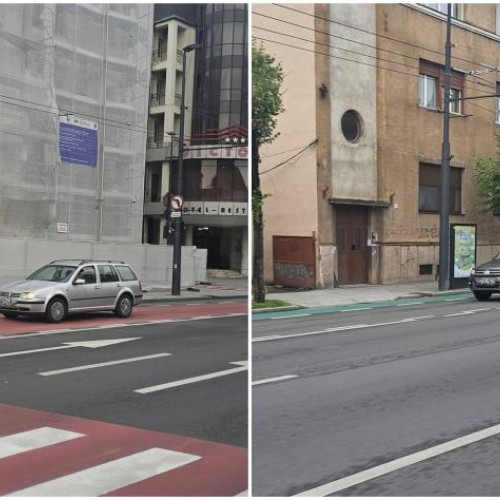 Trecători surprind mașini de alte județe circulând pe banda dedicată autobuzelor din Cluj-Napoca