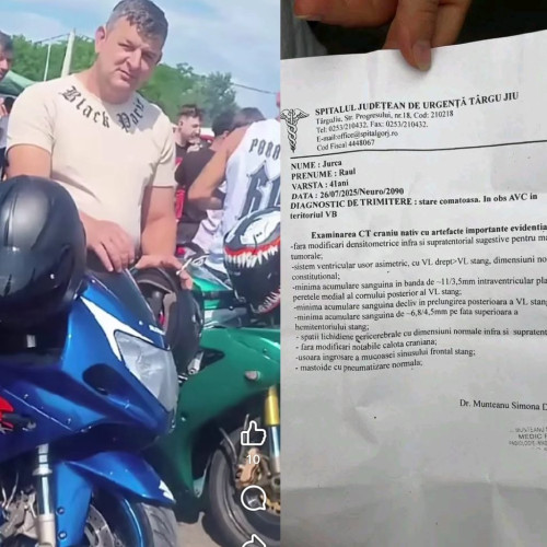 un accident grav de motocicletă a schimbat viața unui bărbat din Târgu Jiu